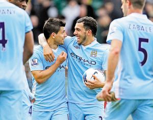 英超第34輪阿森納3-1曼聯 塔瓦雷斯閃擊C羅英超百球.